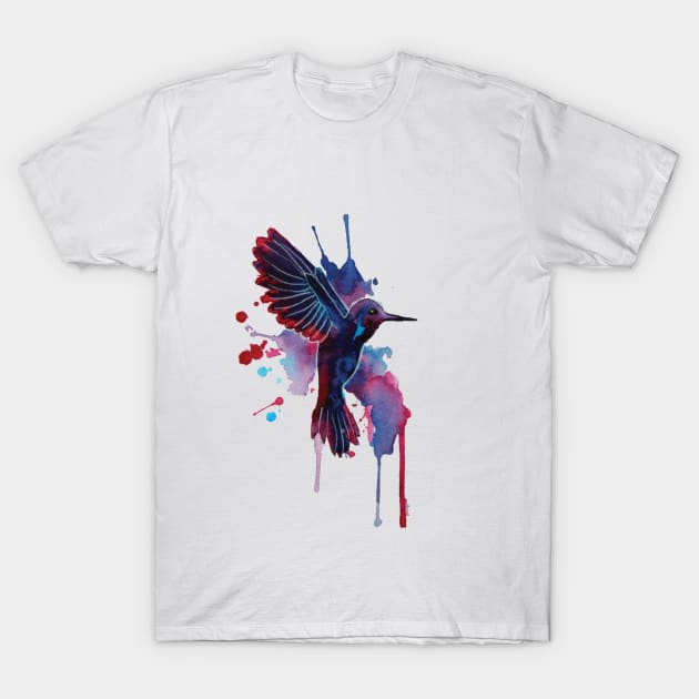 Humming Bird T-Shirt by oceanegp